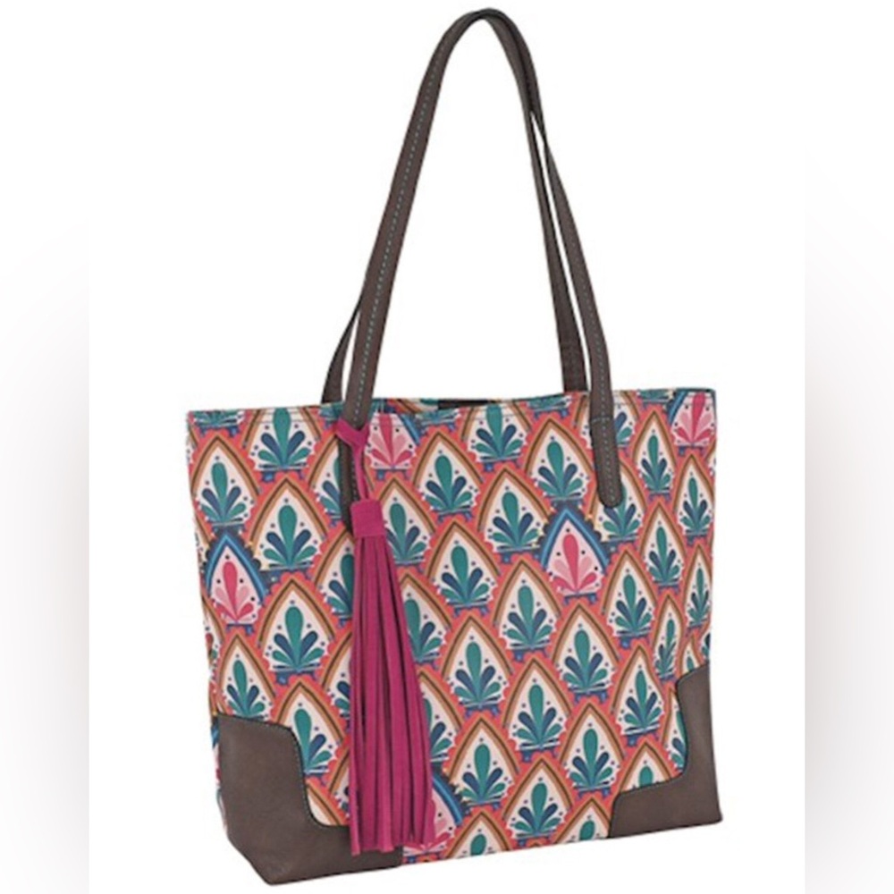 CATCHFLY Stylish Multicolor Tote Bag NWT